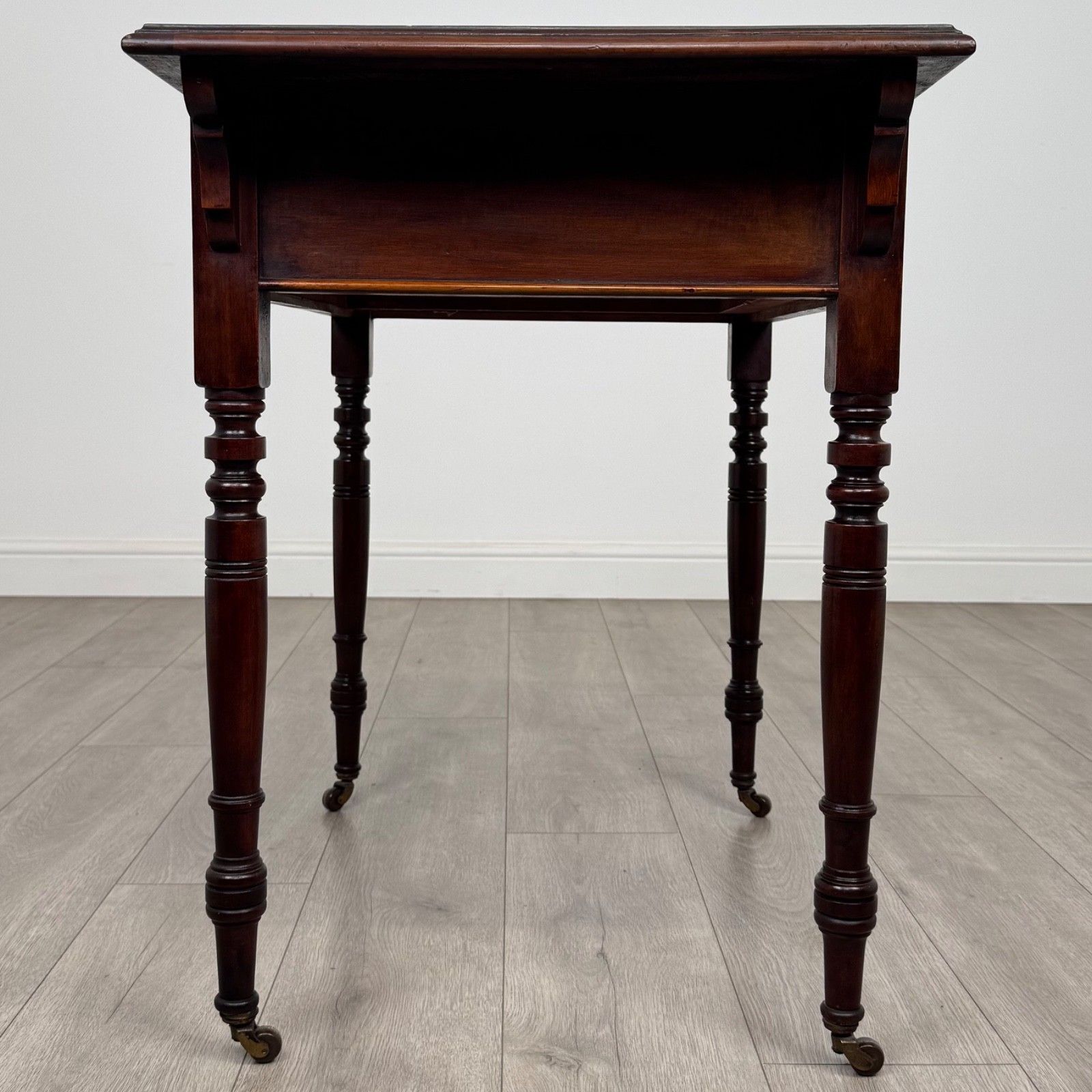 Antique 20th Century Good Quality Writing Table In Mahogany photo buy