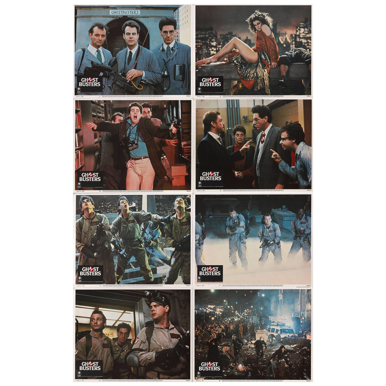 "Ghostbusters" Original Us Lobby Cards