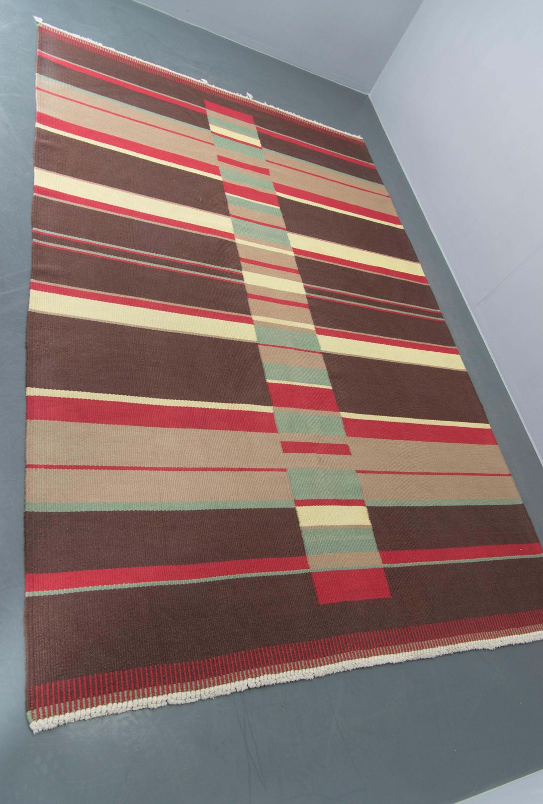 Rare Abstract Modernist Carpet By Antonin Kybal, 1948 photo vintage