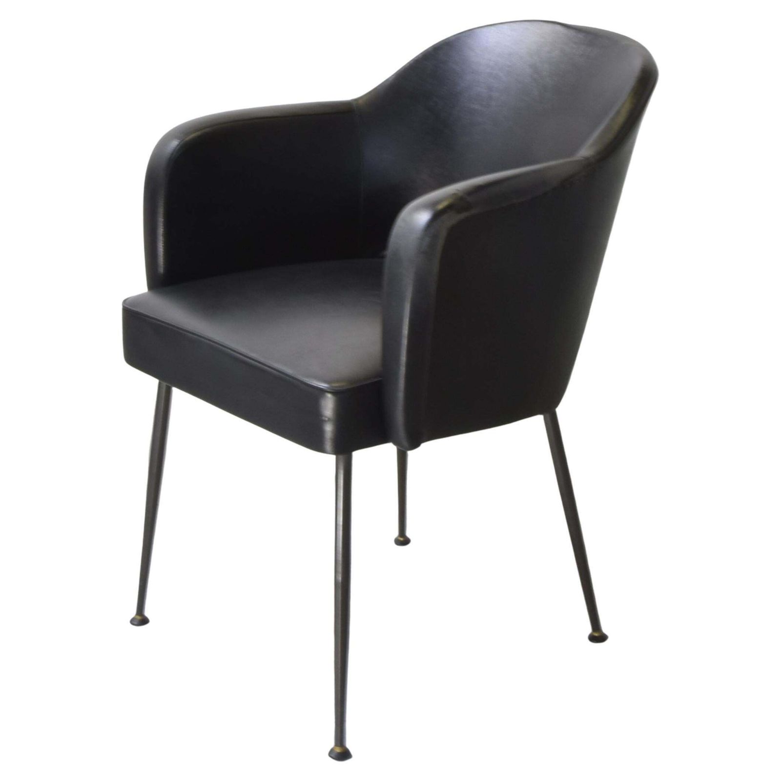 Eero Saarinen In The Manner Armchairs In Sky 1960s.