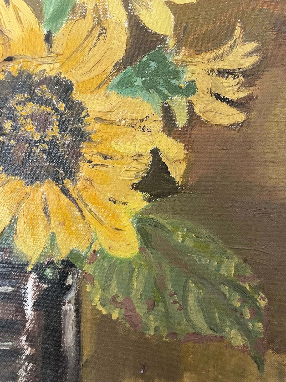 Sunflower Oil Painting photo furniture