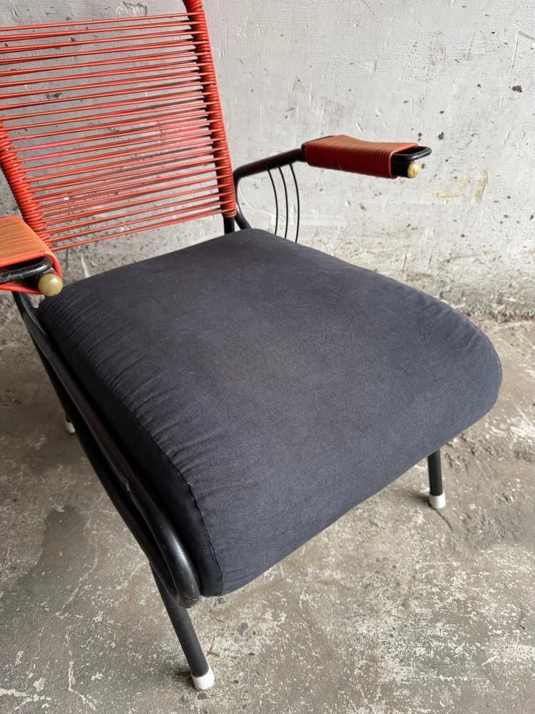 Vintage French Scoubidou Armchair 1950s photo 328.0