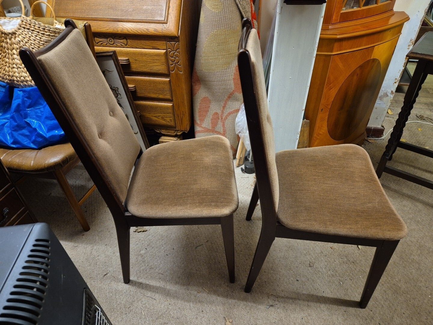 Pair Of Vintage, Mid Century Dining Chairs photo buy