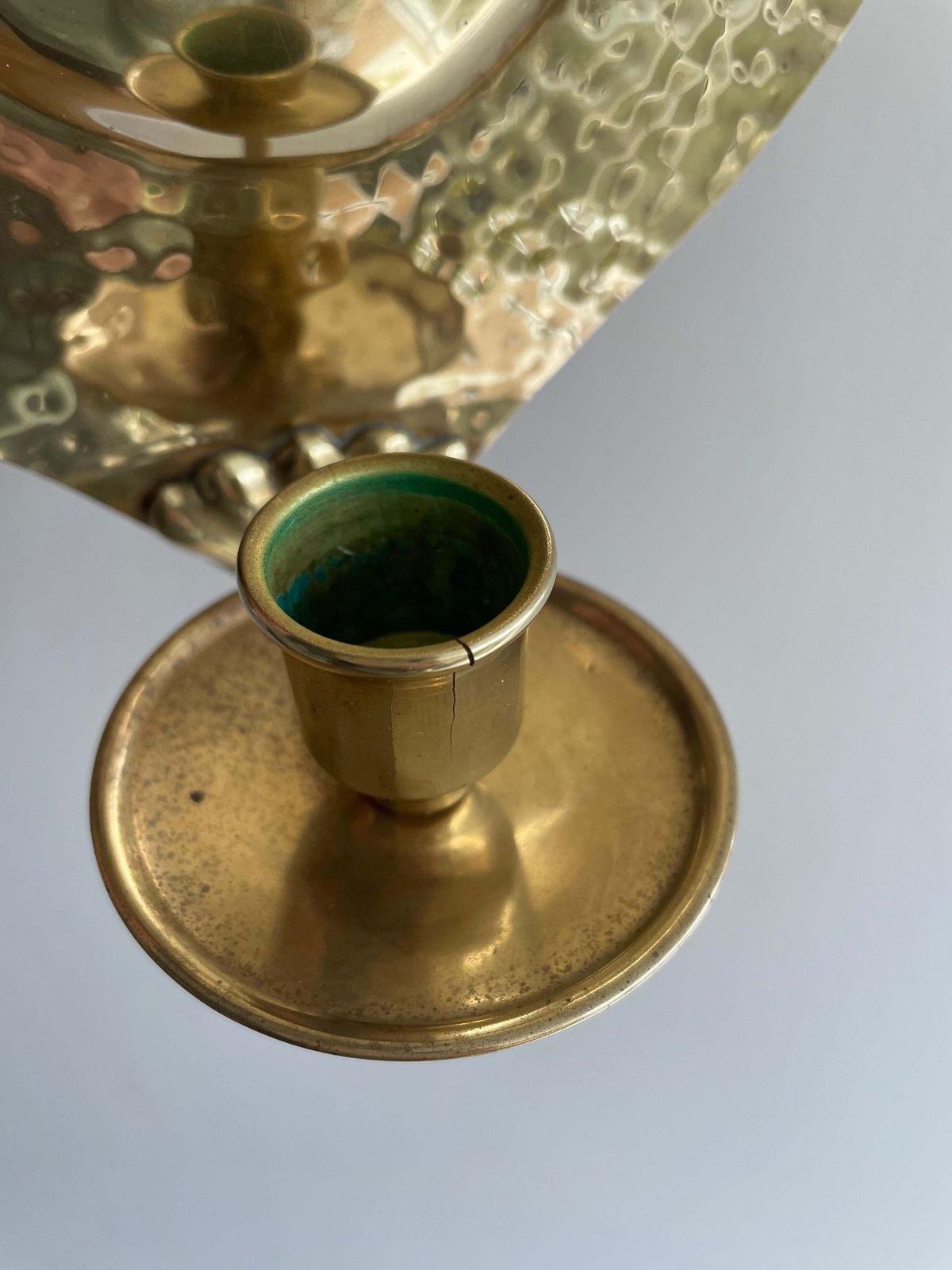 photo furniture Pair Of Swedish Brass Sconces By Knut Eriksson, Eskilstuna
