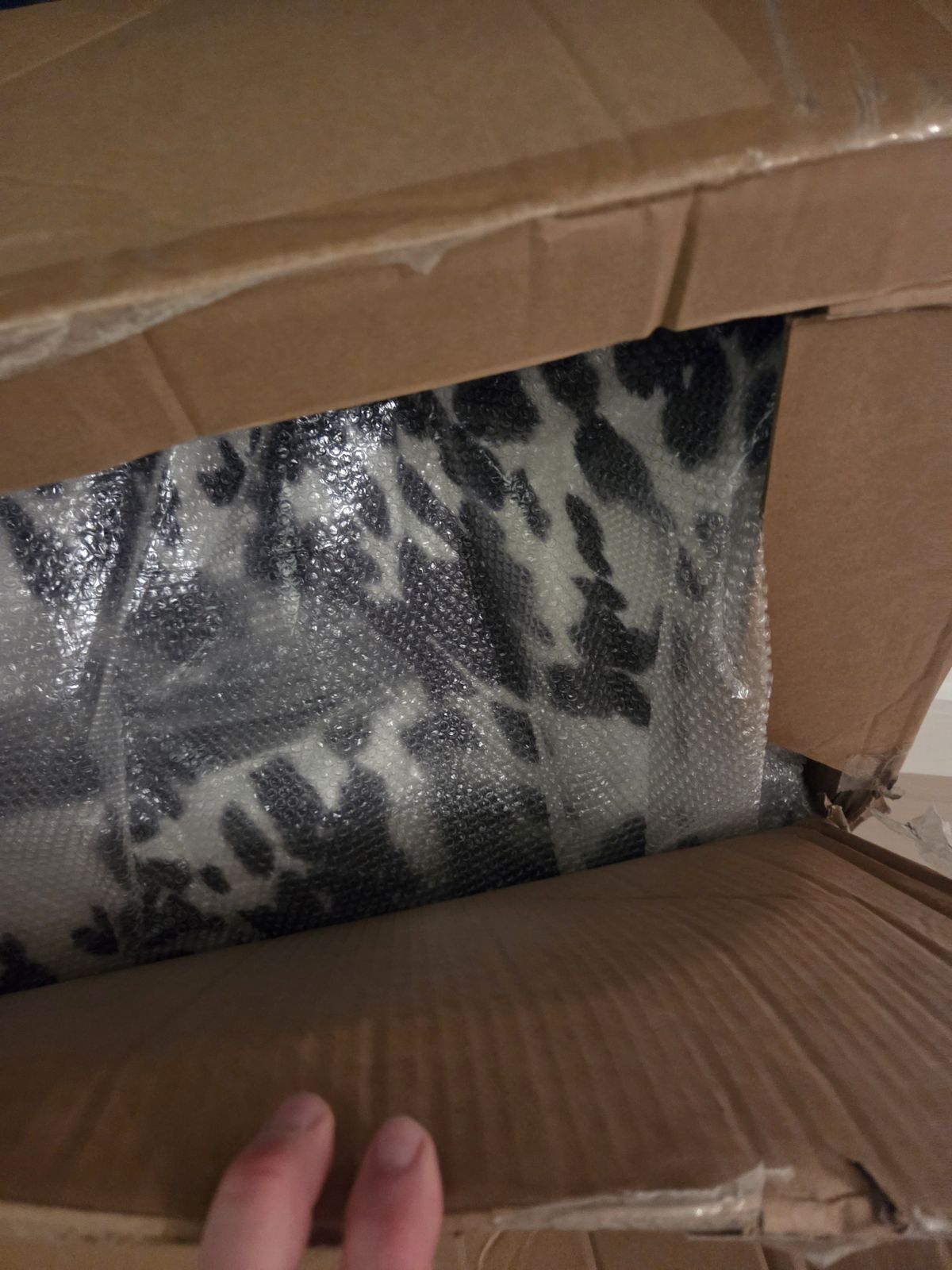 photo furniture Fabric Cow Print Victoria Accent Wingback Chair   Brand New In Box