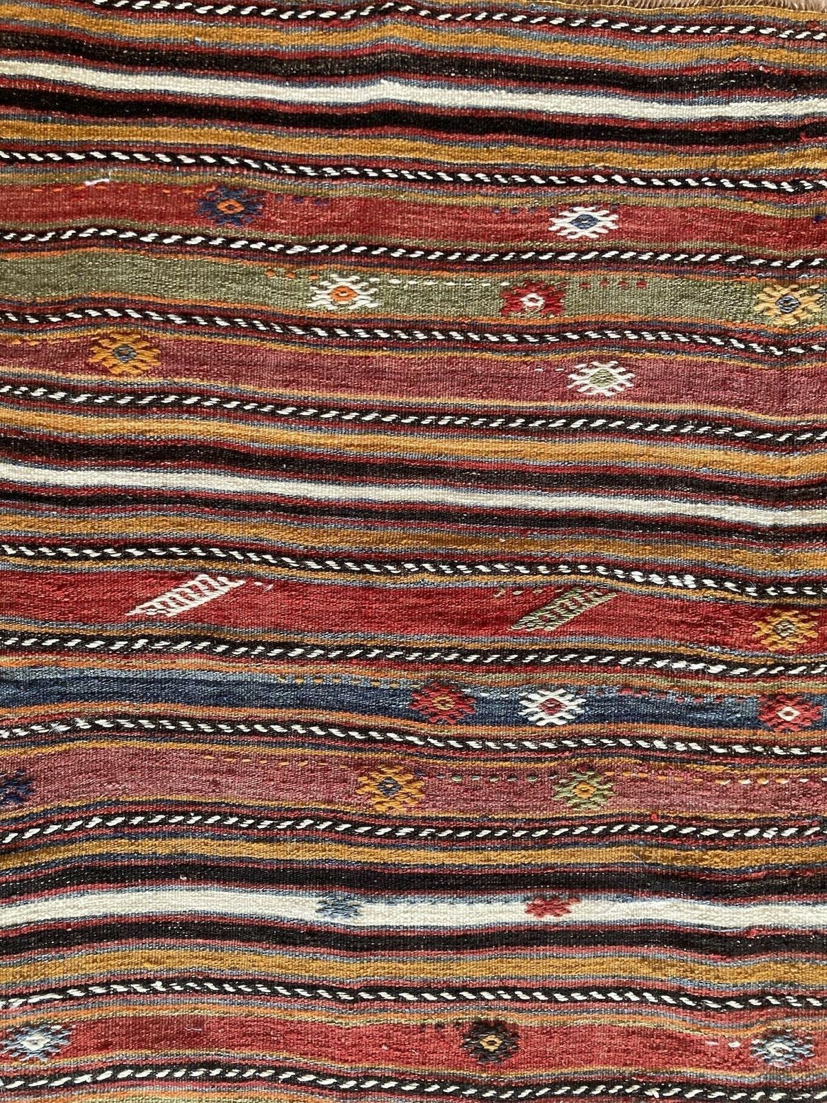 490.0 Vintage Anatolian Kilim 1.77m X 1.70m photo