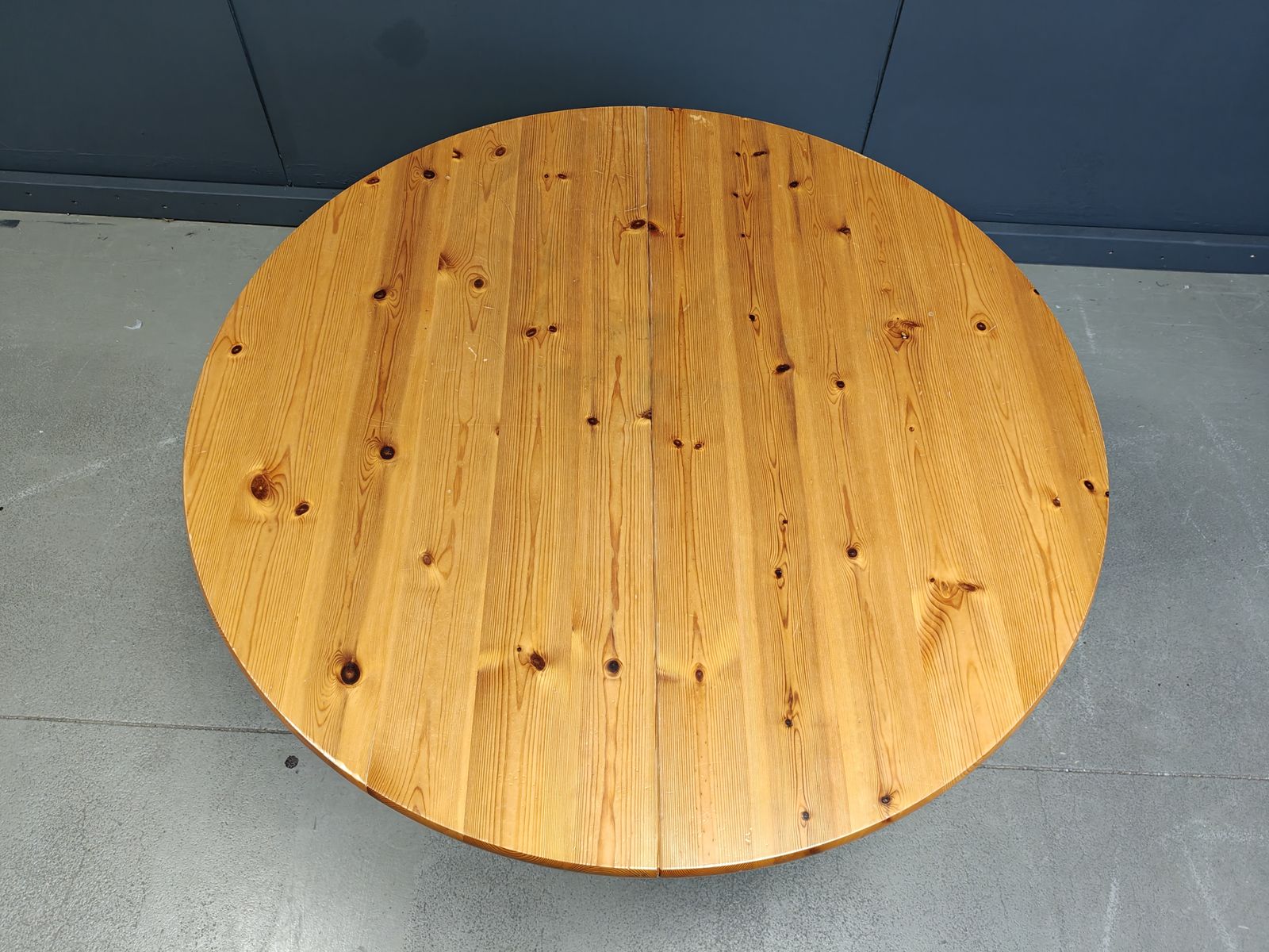 Rainer Daumiller Style Extendable Pine Wood  Dining Table, 1970s photo for sale