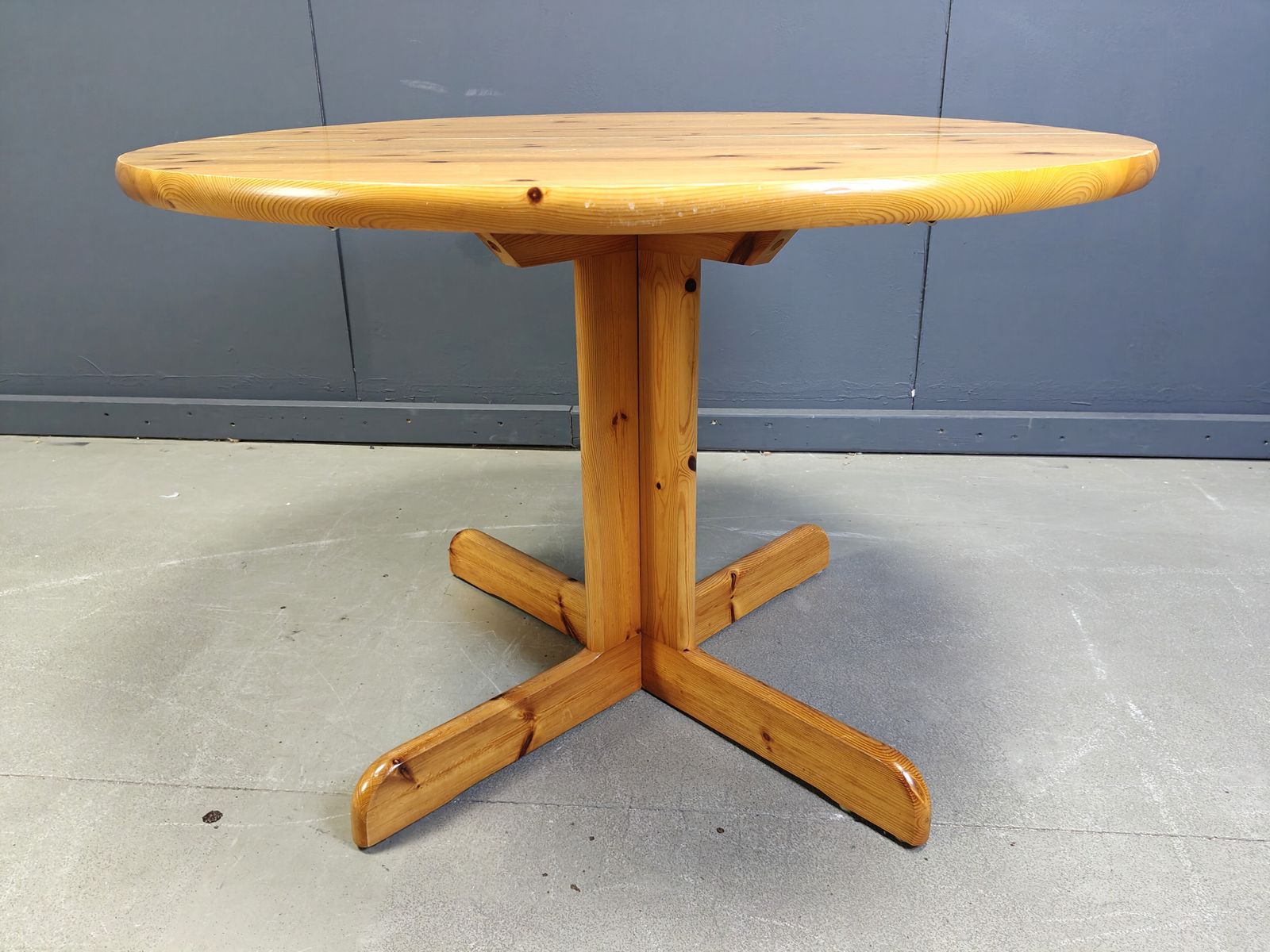 Rainer Daumiller Style Extendable Pine Wood  Dining Table, 1970s
