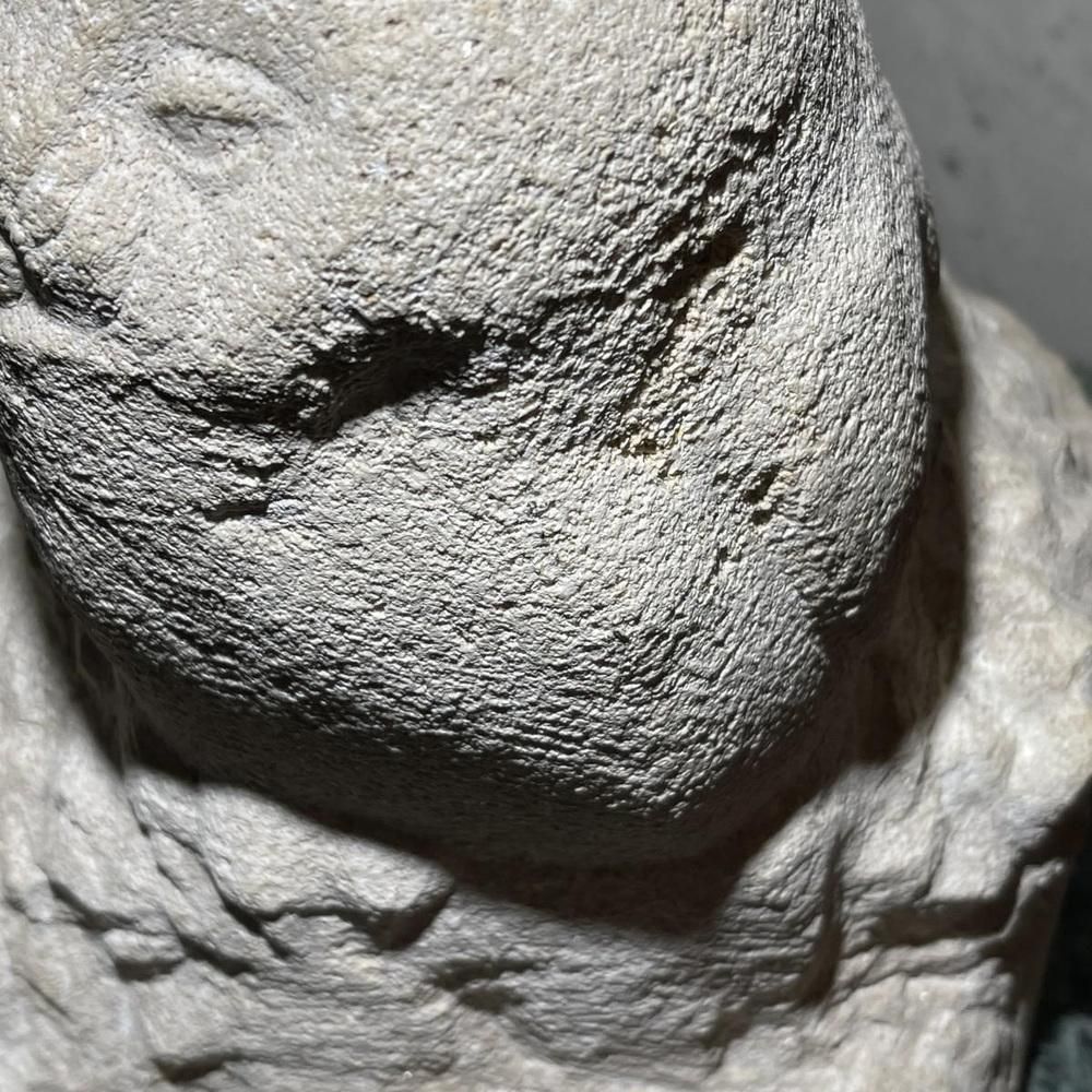 Owls Animal Sculpture In Stone By Herbert Geldhof, 1960s photo buy