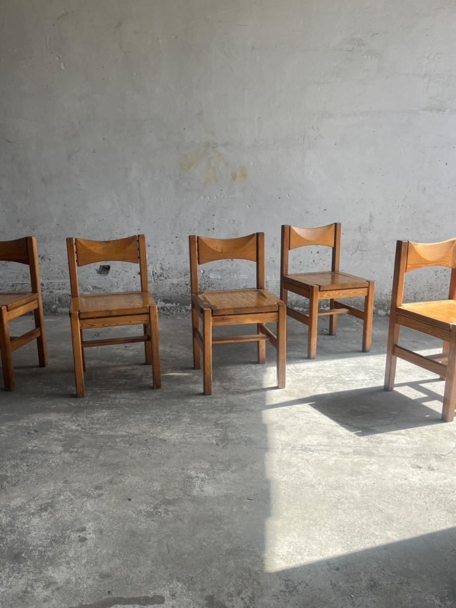 Furniture Vintage Chairs And Dining Table By Ilmari Tapiovaara, 1960s, Set Of 7 photo