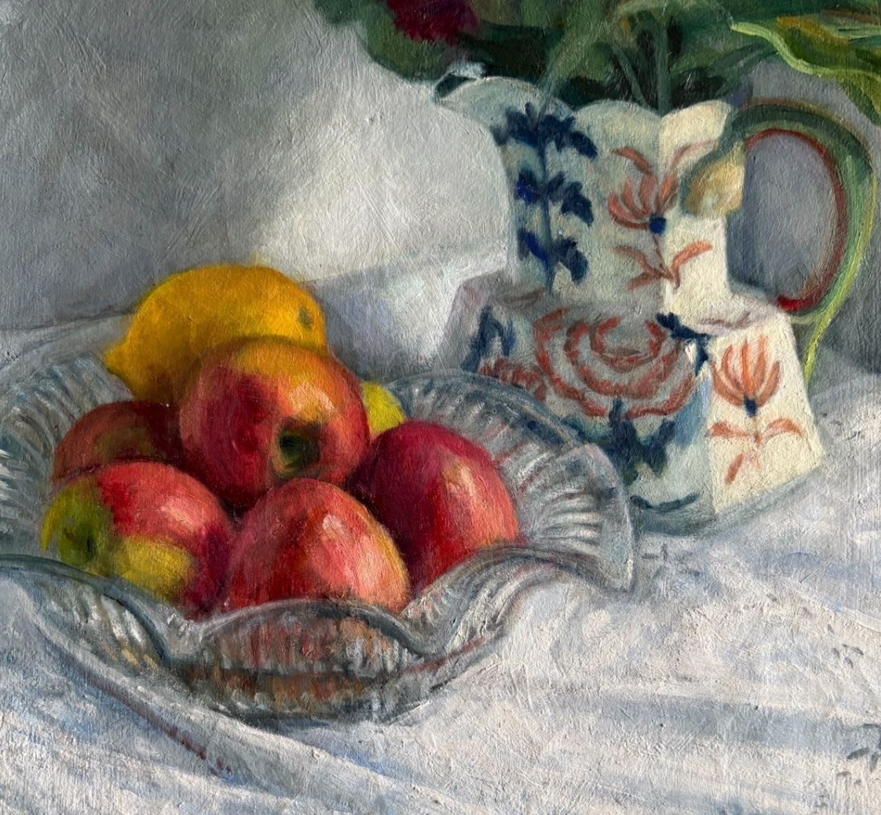 Anne Wright Rba (1935–2025), “Birthday Bouquet”, Oil On Canvas photo Art