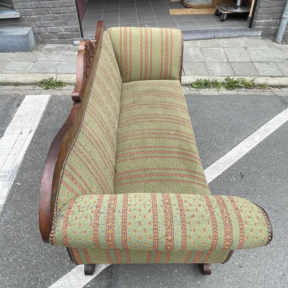 Antiek Gondelvormige Sofa In Charles X Stijl, 19e Eeuw photo vinterior