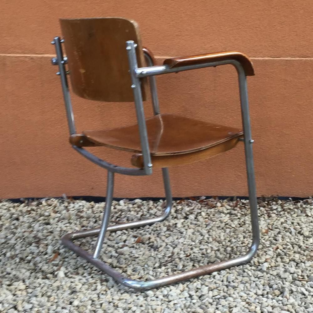Modernist Armchair In The Style Of Marcel Breuer, 1930s photo furniture