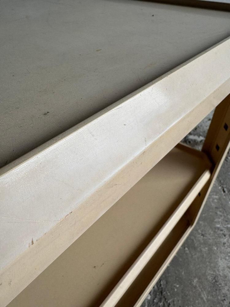White Abs Trolley By Alberto Rosselli For Kartell, Italy, 1960s photo Furniture