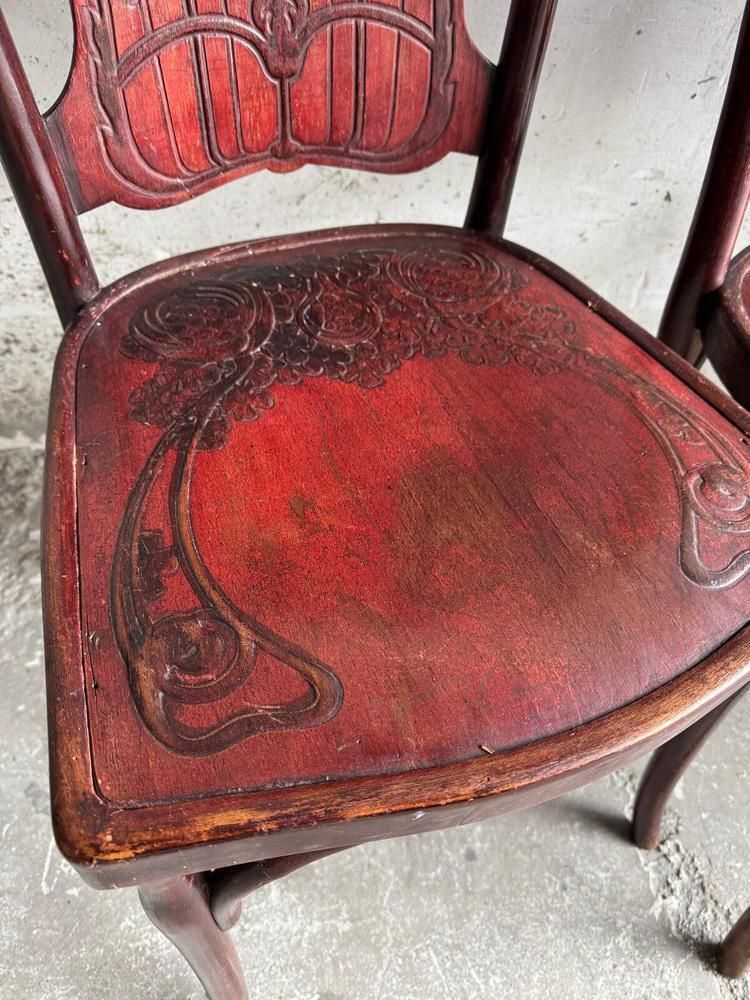 Art Nouveau Chairs By Jacob & Josef Kohn, 1890s, Set Of 4 photo buy