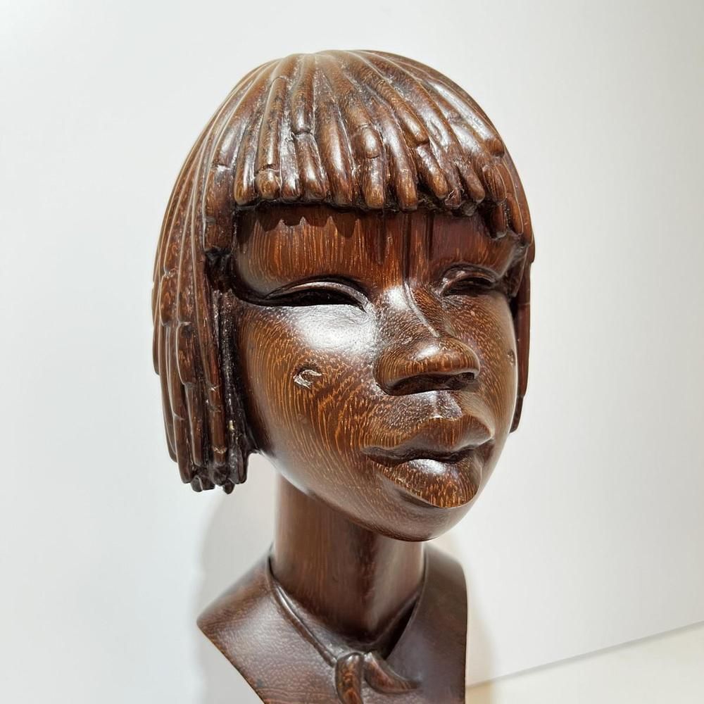 Africanist Sculpture In Palm Wood, 1950 photo Art