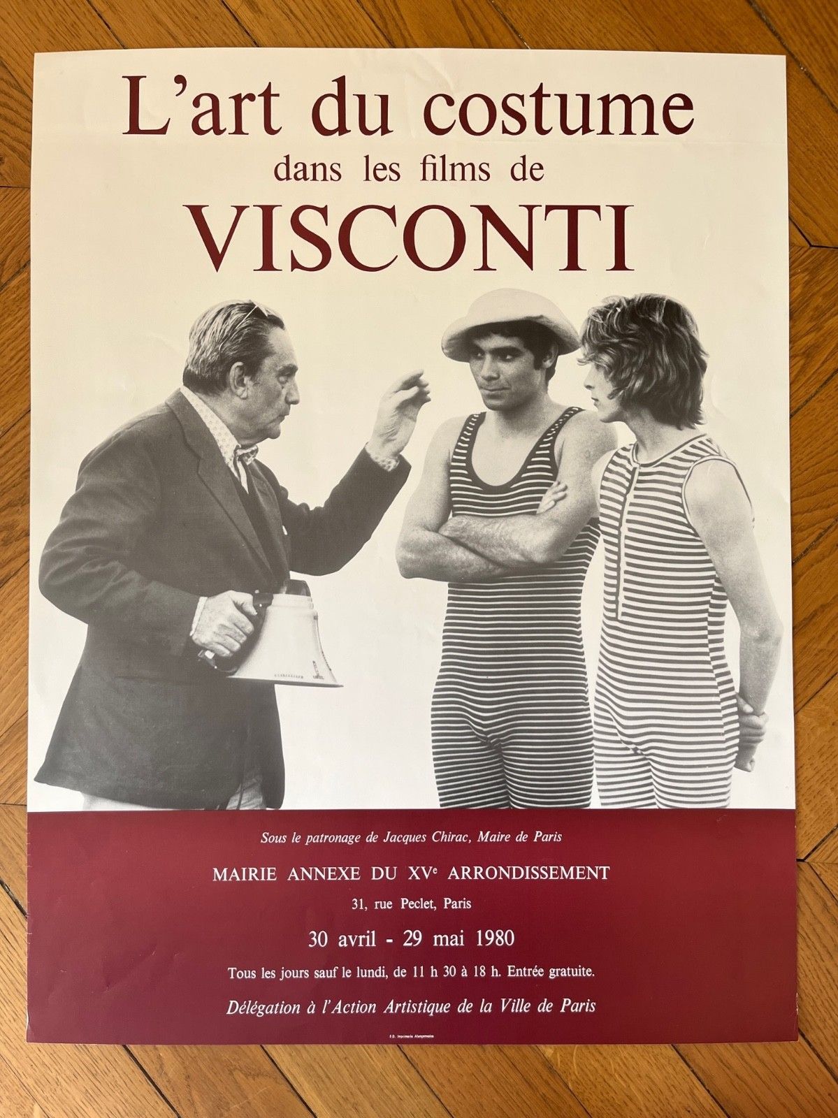 L'art Du Costume Dans Les Films De Visconti Poster Poster Poster Expo Paris 1980