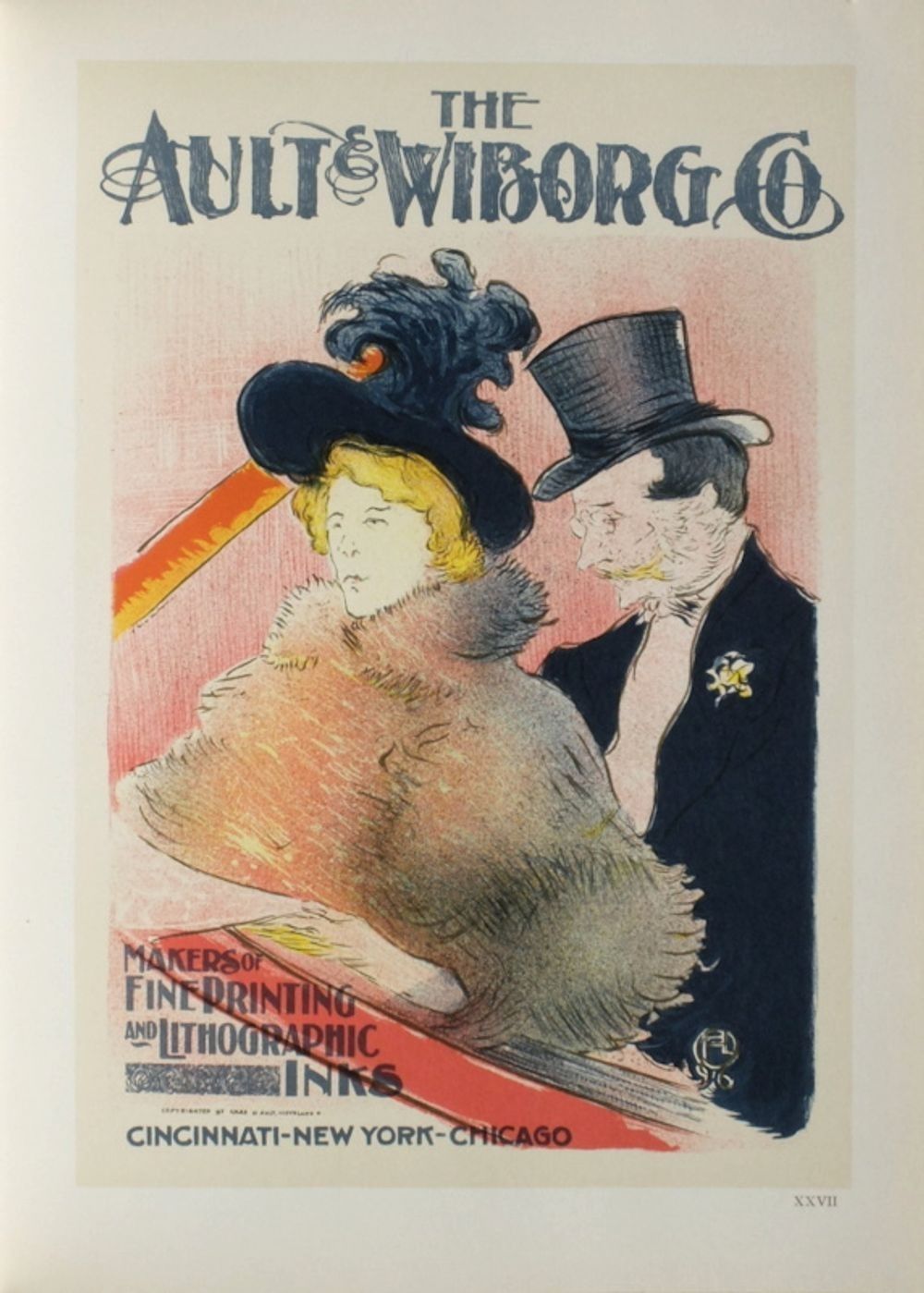 Henri Toulouse Lautrec Au Concert Lithograph Signed Plate Mourlot 1967