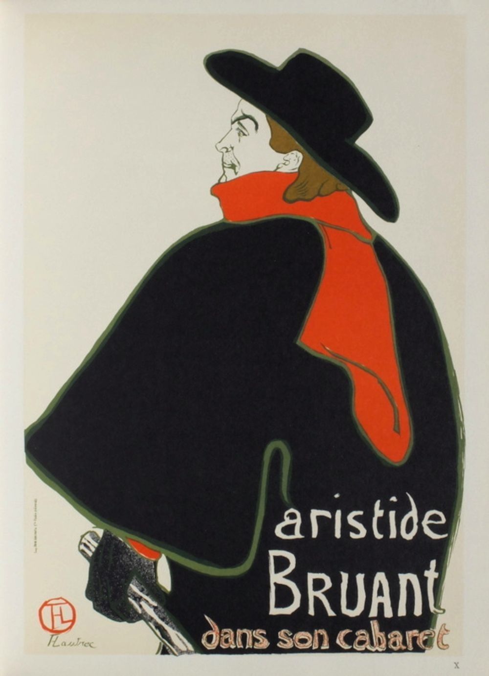 Henri Toulouse Lautrec Le Cabaret Lithograph Signed Plate Mourlot 1967