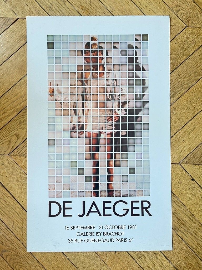 Stefan De Jaeger Poster Poster Vintage Exhibition Art Paris 1981 Isy Brachot