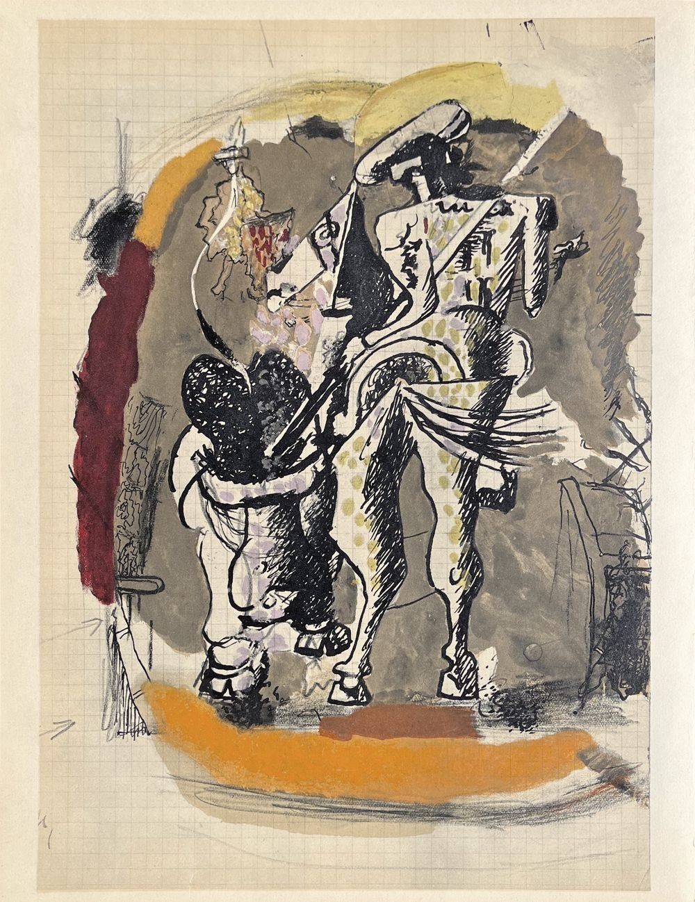 Georges Braque Photolithograph Carnets Intimes 1955 Mourlot