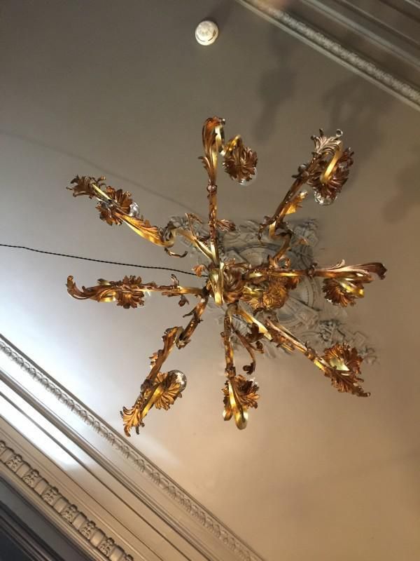 Louis XV Bronzen Kroonluchter, Jaren 1870 photo for sale