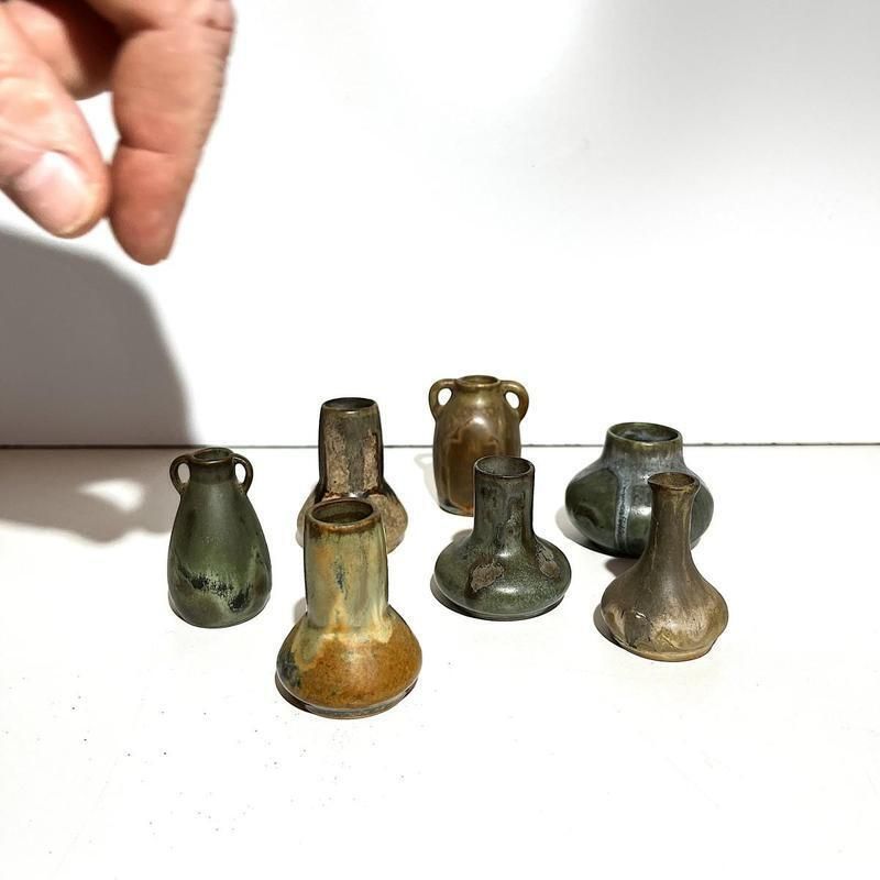 Steengoed Miniatuurvaasjes Van Denbac & Charles Greber, Set Van 7 photo Woonaccessoires