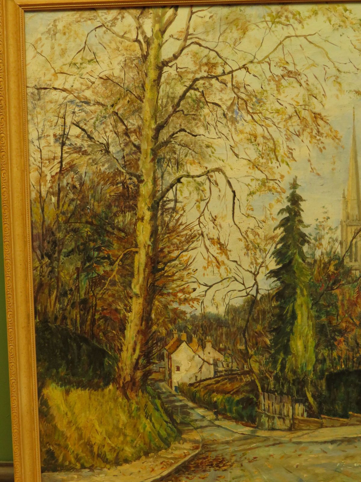 W.L.Rodgerson 20th Century Oil Painting Of An Autumn Scene   Signed And Dated photo Art