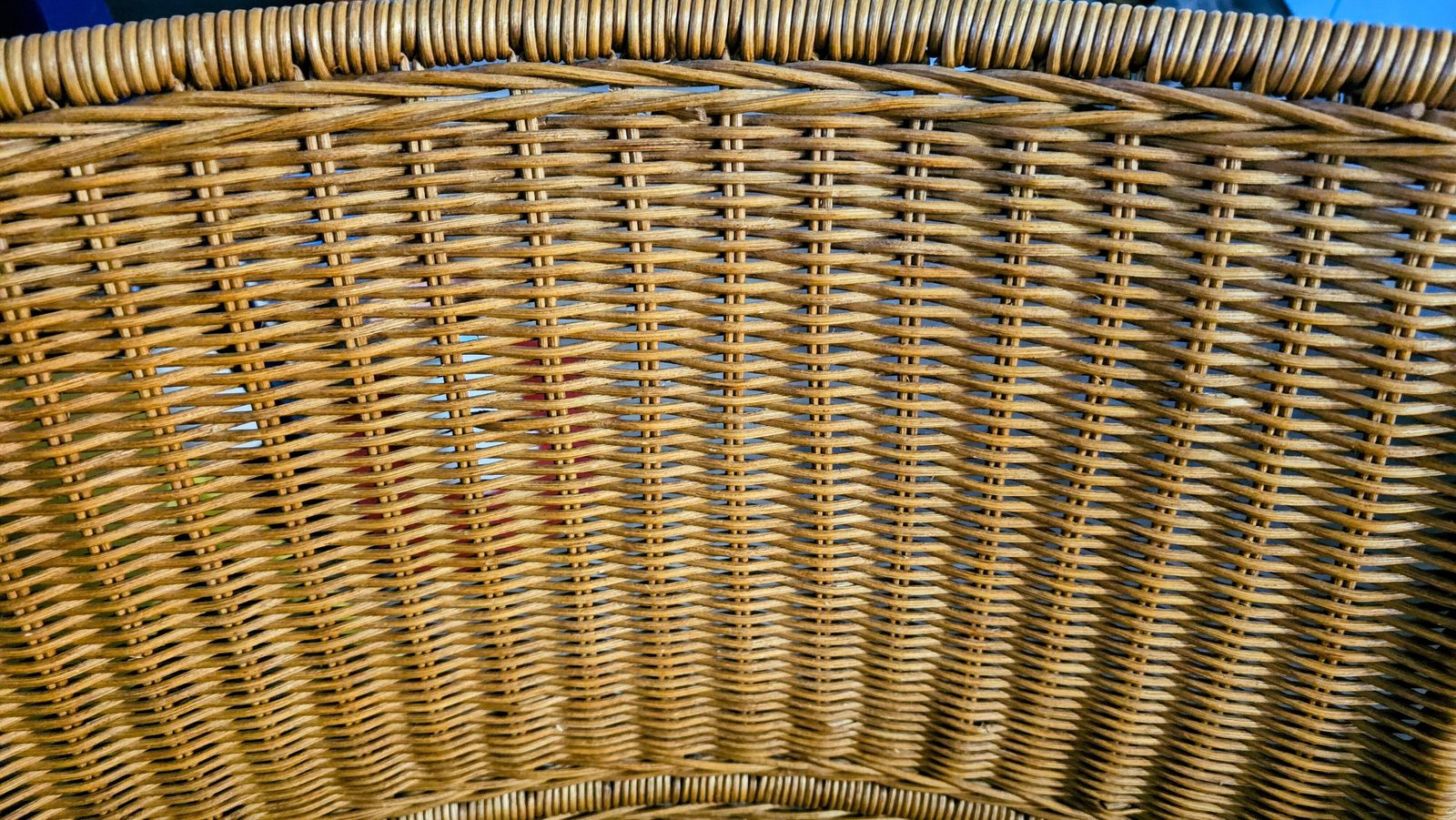 Classic Mid Century Modern Chair In Wicker/ Rattan & Wrought Iron By Frederic Weinberg photo vinterior