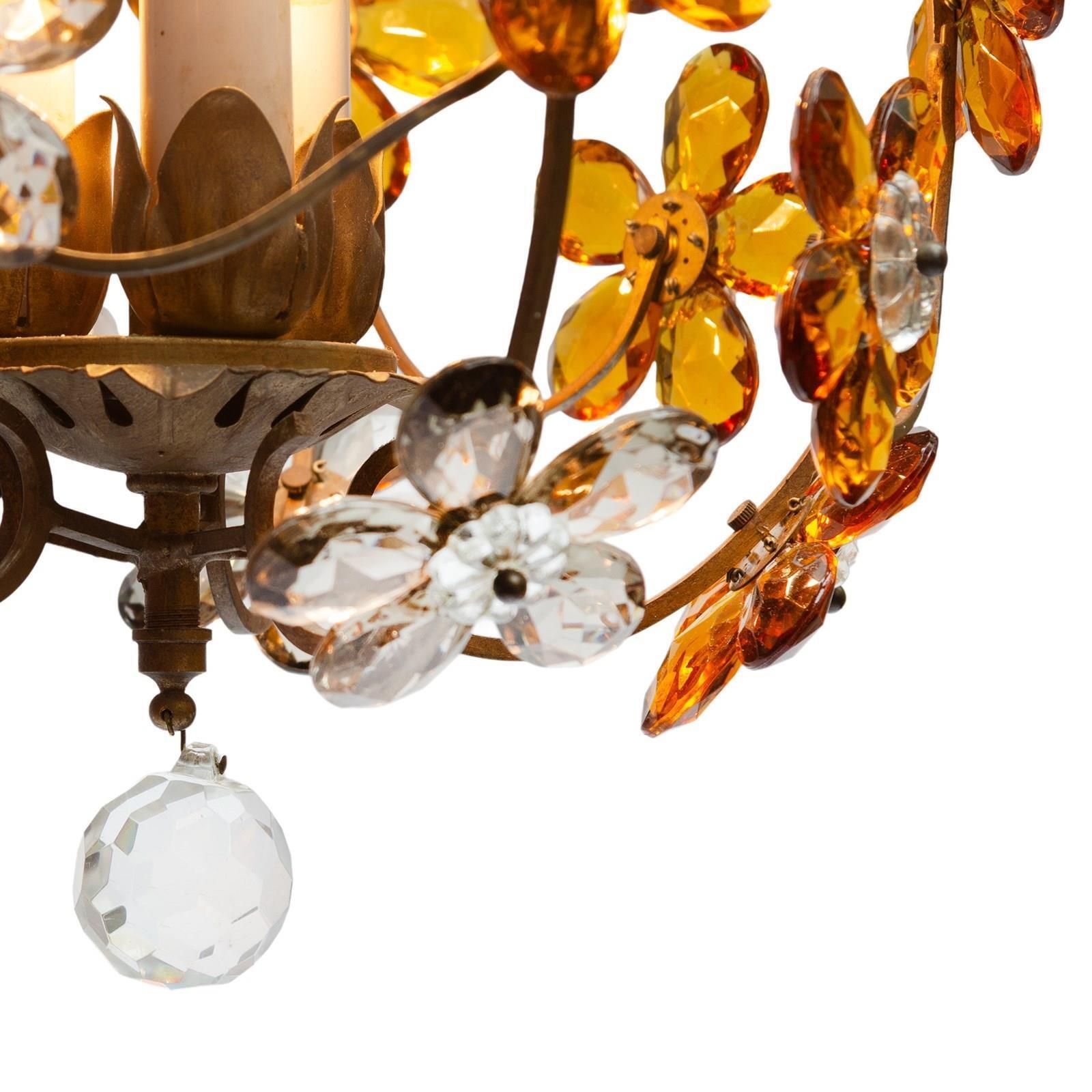 Small Globe Chandelier By Bagués Of Paris With '5 Leaf Clover' Pendants photo buy