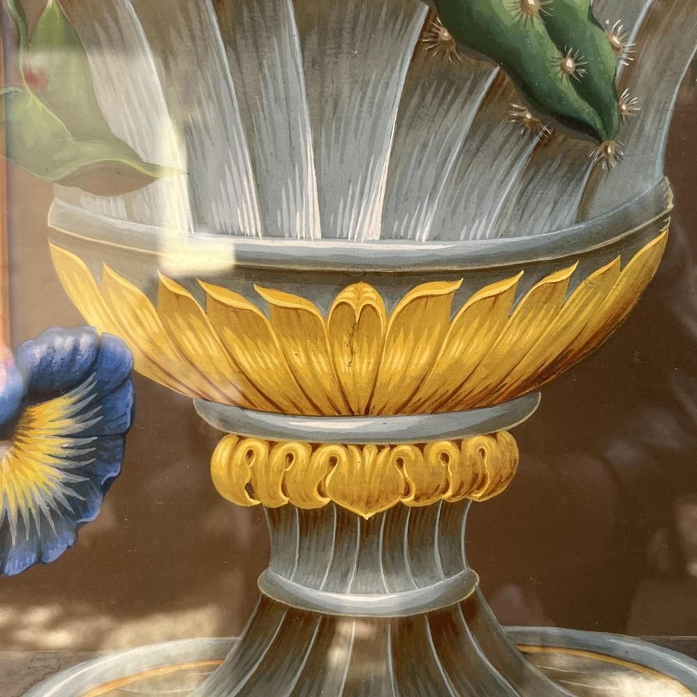 Still Life Bouquet Of Flowers, Gouache On Paper, 1830s photo vinterior