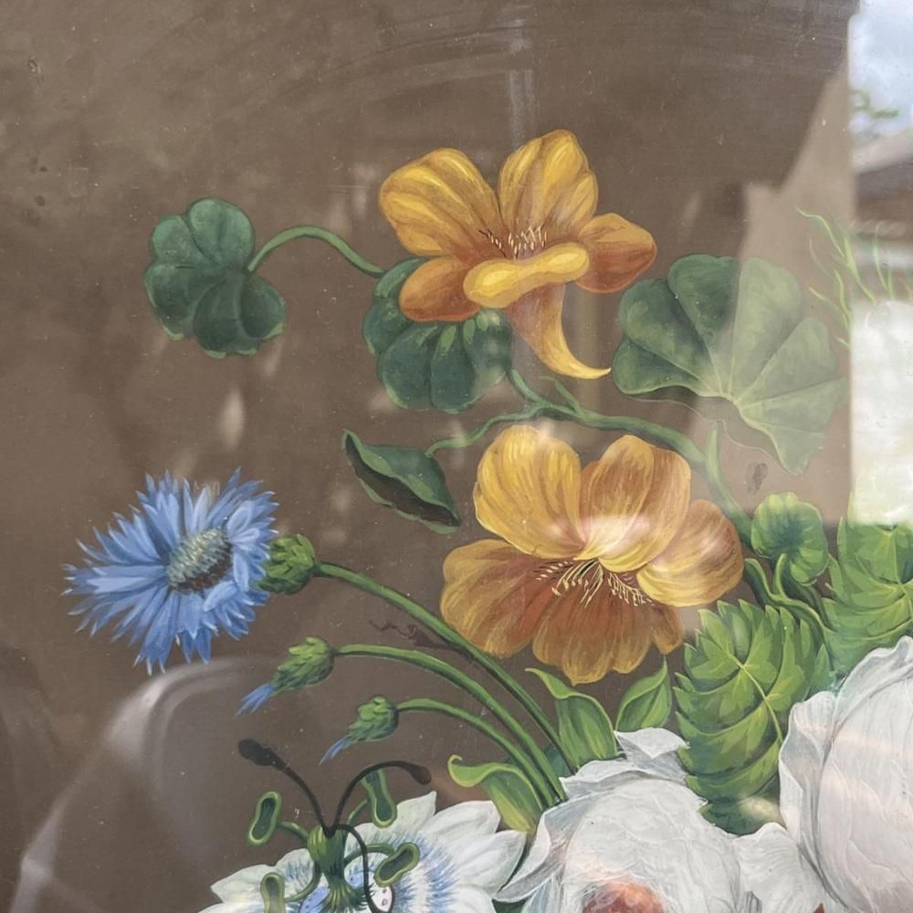 1937.0 Still Life Bouquet Of Flowers, Gouache On Paper, 1830s photo
