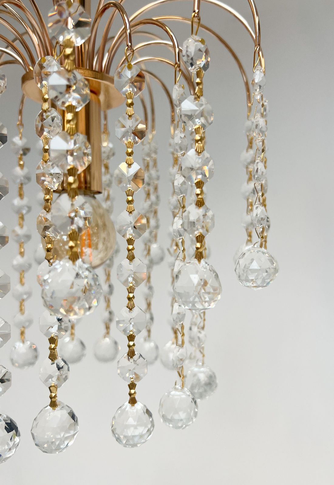 Italian Cristal Chandelier By Swarovski, After 2000 photo for sale