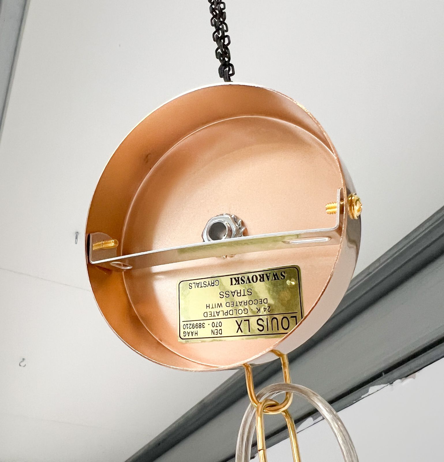 photo buy Italian Cristal Chandelier By Swarovski, After 2000