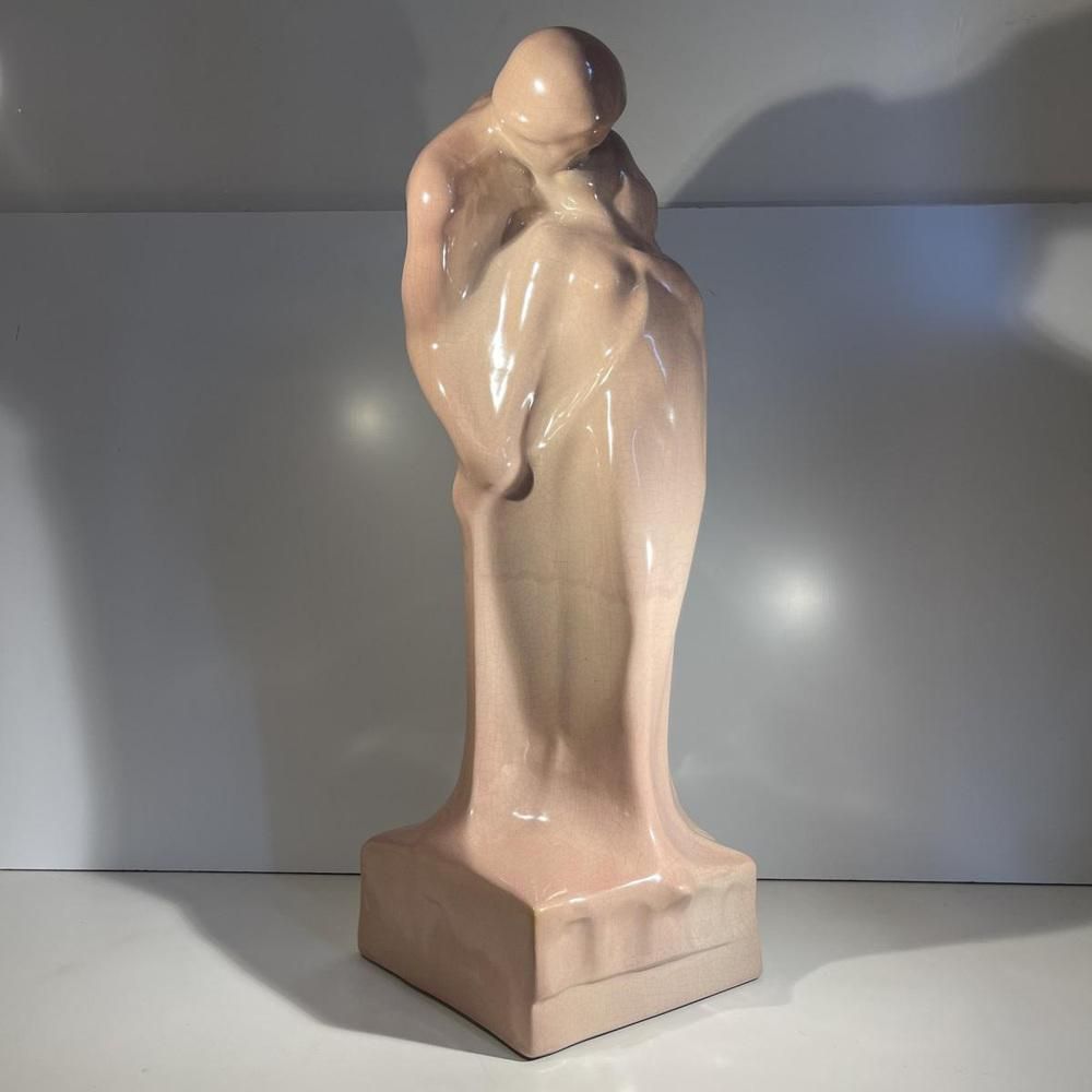 Het Kussende Paar – Sculptuur Van Cris Agterberg Voor Roger Guerin, 1940 photo furniture