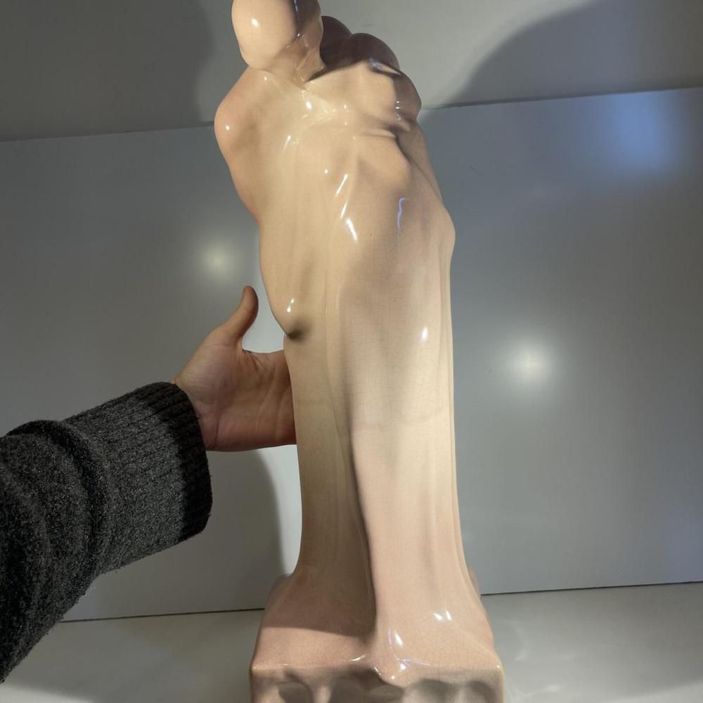 Het Kussende Paar – Sculptuur Van Cris Agterberg Voor Roger Guerin, 1940 photo for sale