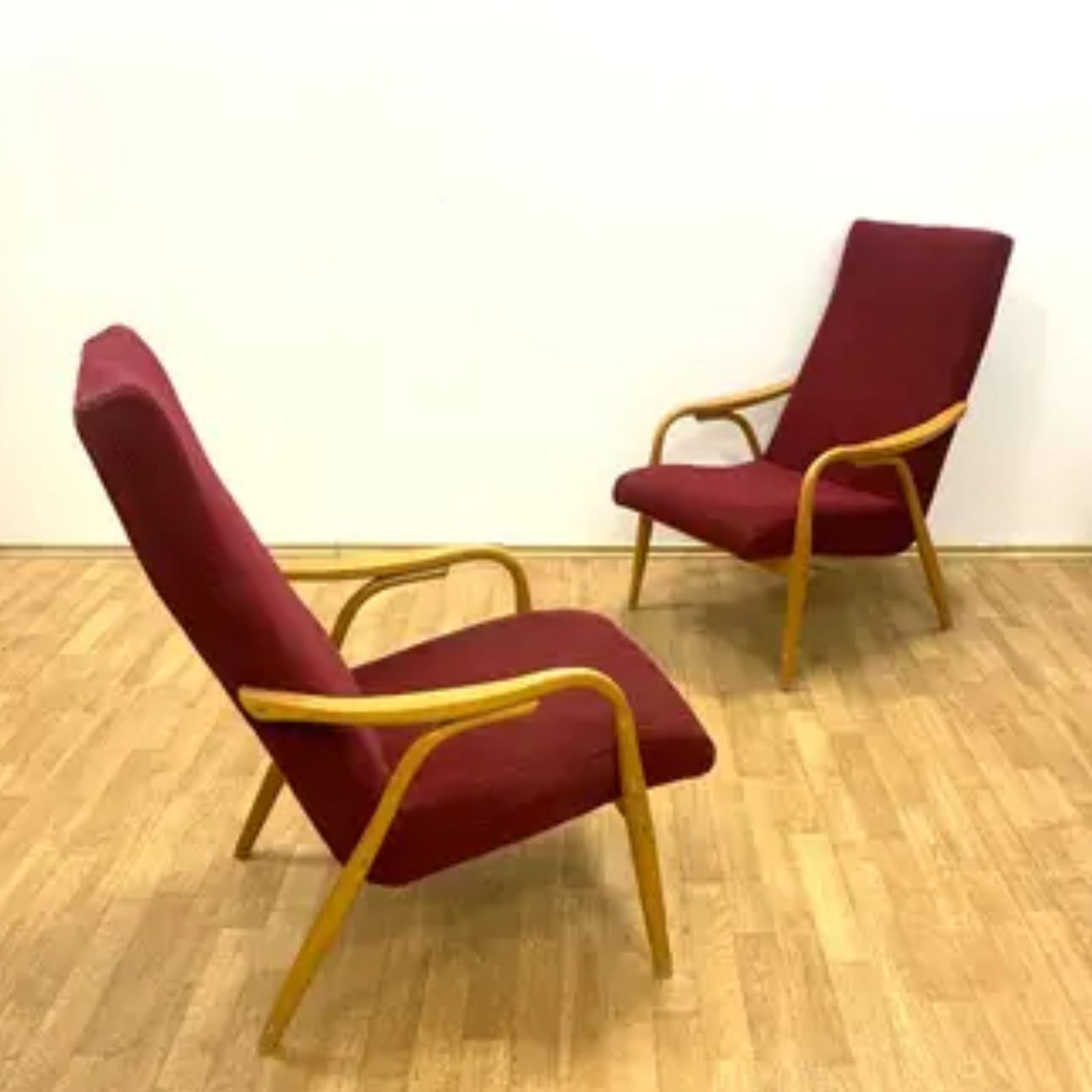 Retro Ton Armchairs By A. šuman, 1960s Czechoslovakia | Expo 58 Awarded photo Furniture
