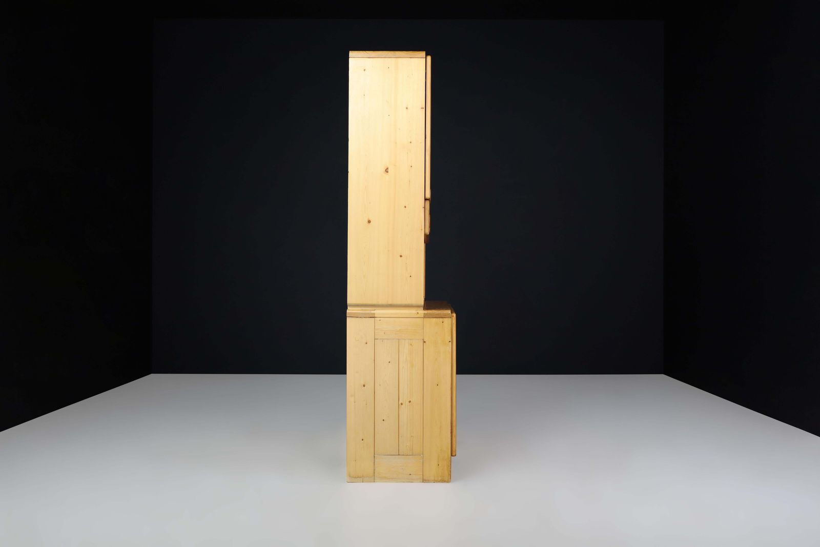 Charlotte Perriand Two Part Pine Cabinet For Les Arcs, France, 1970s photo buy