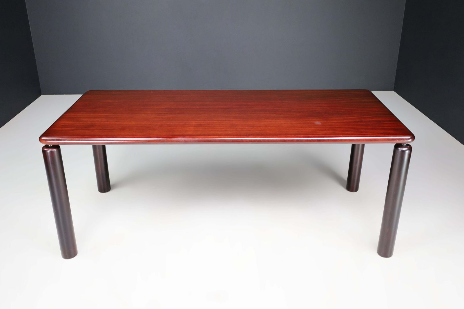 Italian Modernist Dining Table Attributed To The Style Of Tobia Scarpa, 1970s photo furniture