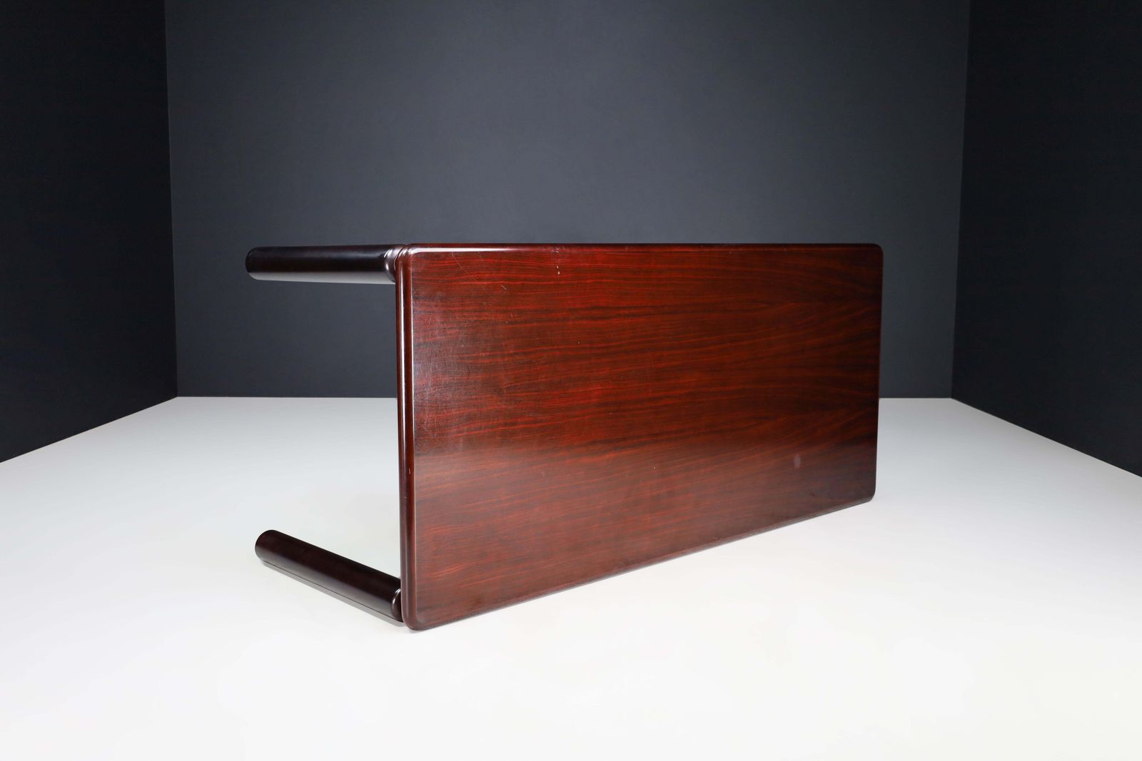 Italian Modernist Dining Table Attributed To The Style Of Tobia Scarpa, 1970s photo for sale