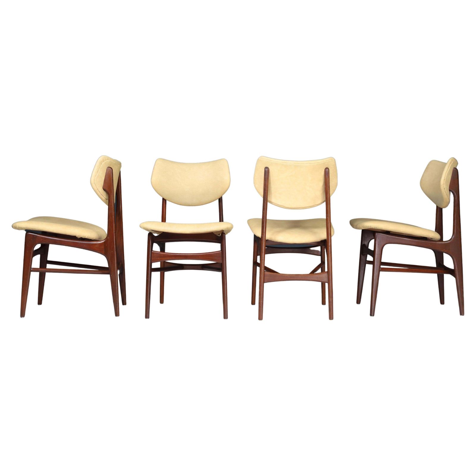 Louis Van Teeffelen For Wébé Dining Chairs, The Netherlands 1960s