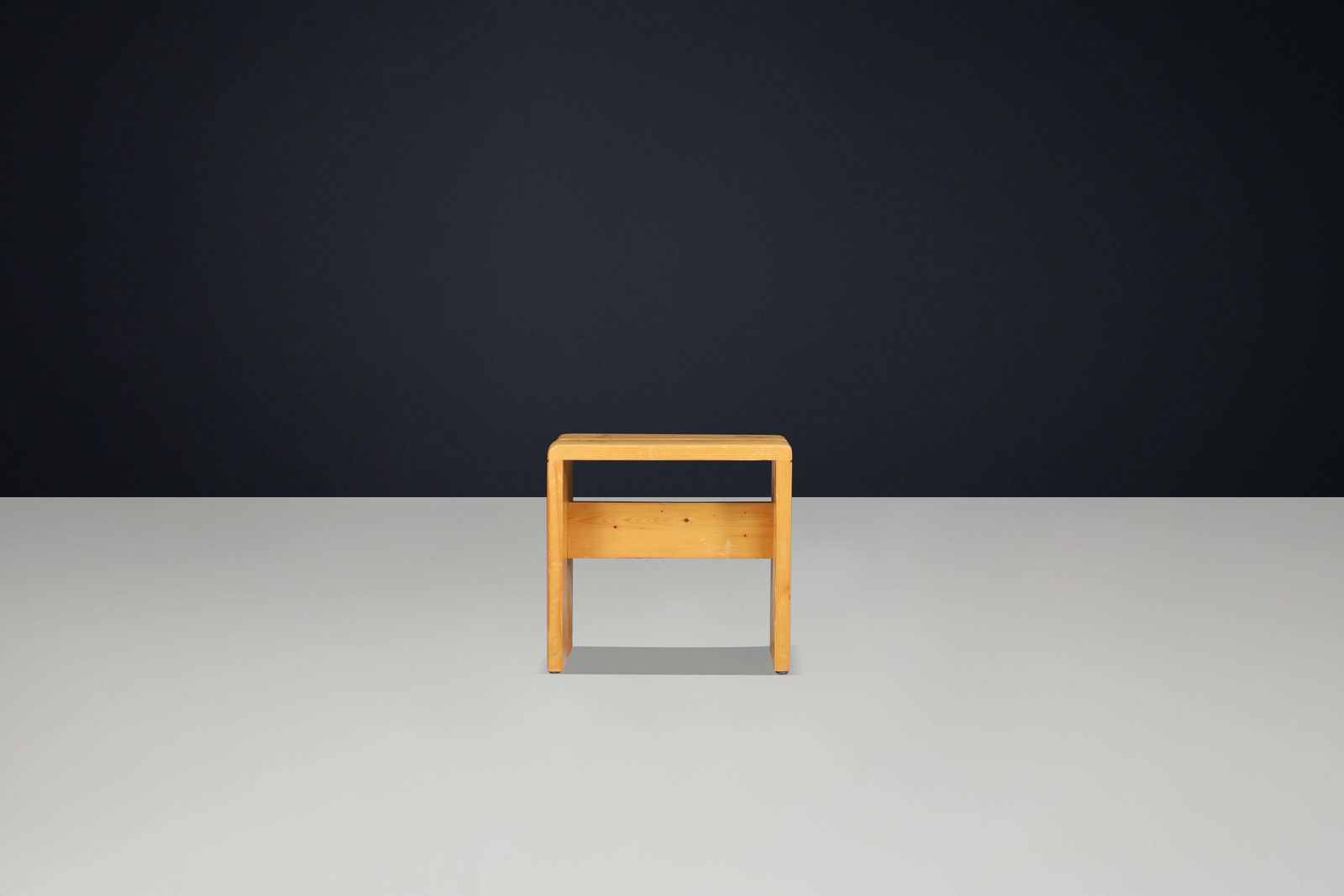 Charlotte Perriand Mid Century Pine Stool, Les Arcs Ski Resort, 1960s photo buy