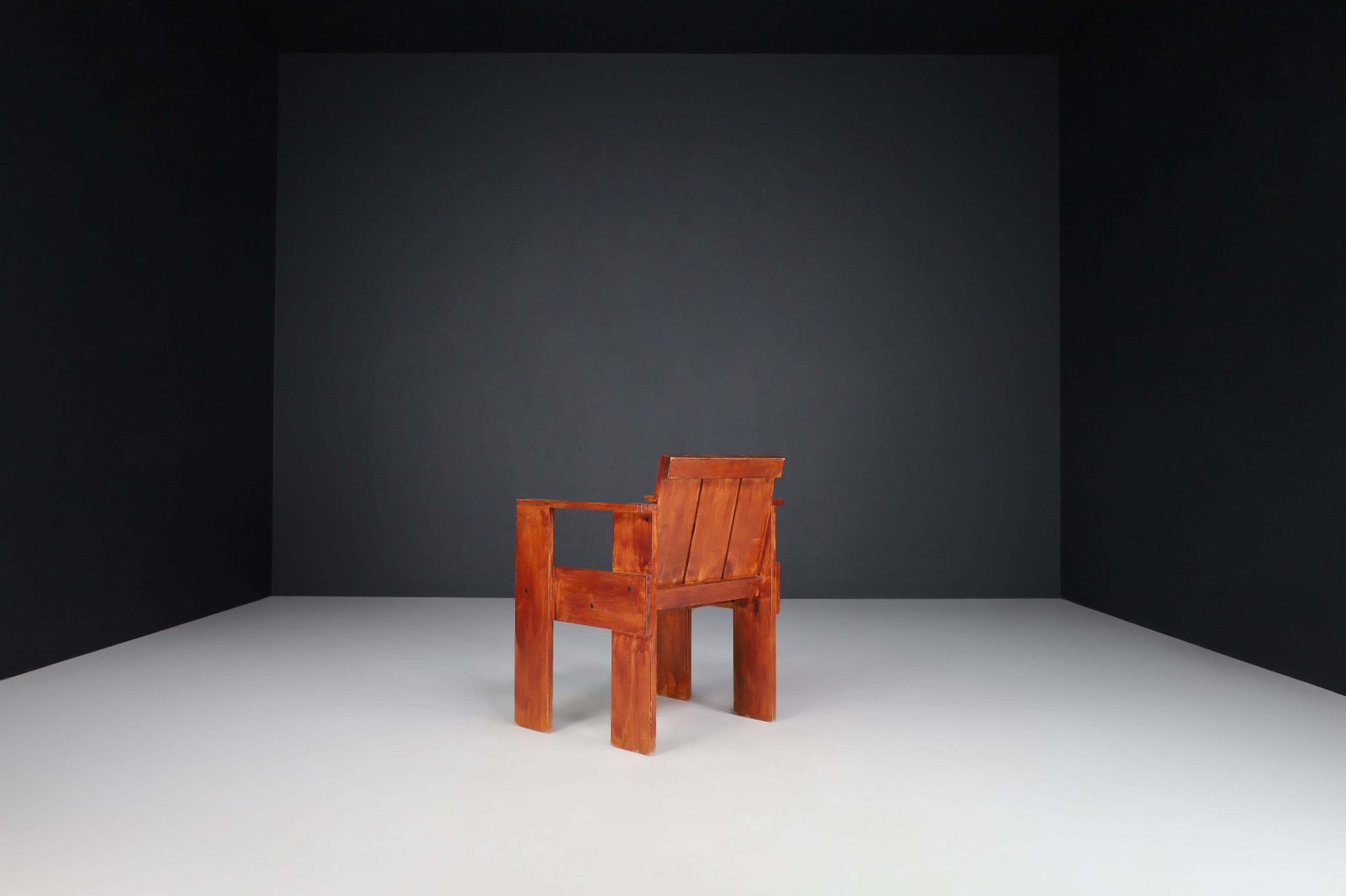 photo furniture Gerrit Rietveld For Cassina Crate Chairs, Italy, 1970s