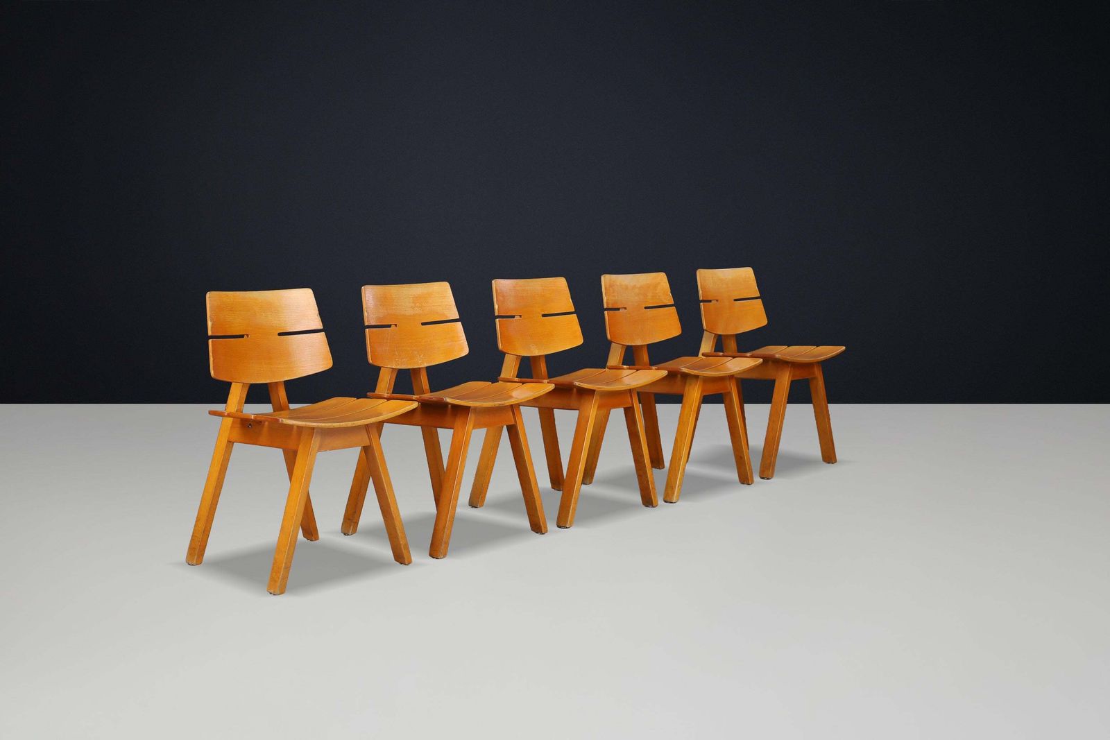 Hans Anliker Mid Century Dining Chairs For Horgen Glarus, 1962 — Set Of 6 photo 5764.0