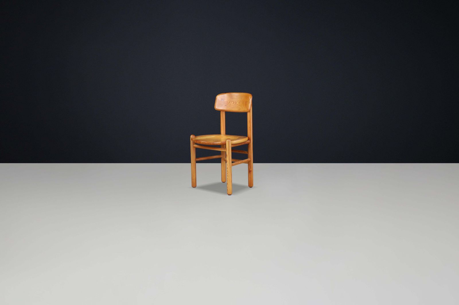 Set Of 6 Rainer Daumiller Dining Chairs In Pine For Hirtshals Sawmill, Denmark photo vinterior