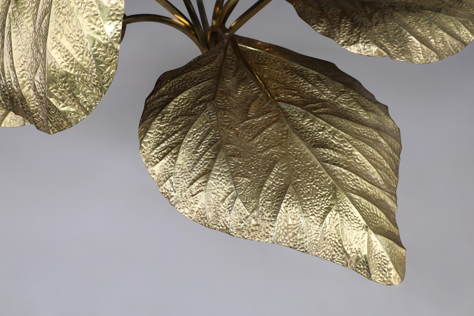 Carlo Giorgi For Bottega Gadda Gigantic Brass Floor Lamp, Italy 1970s photo Lighting