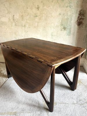 Kurt Ostervig Rosewood Gateleg Dining Table