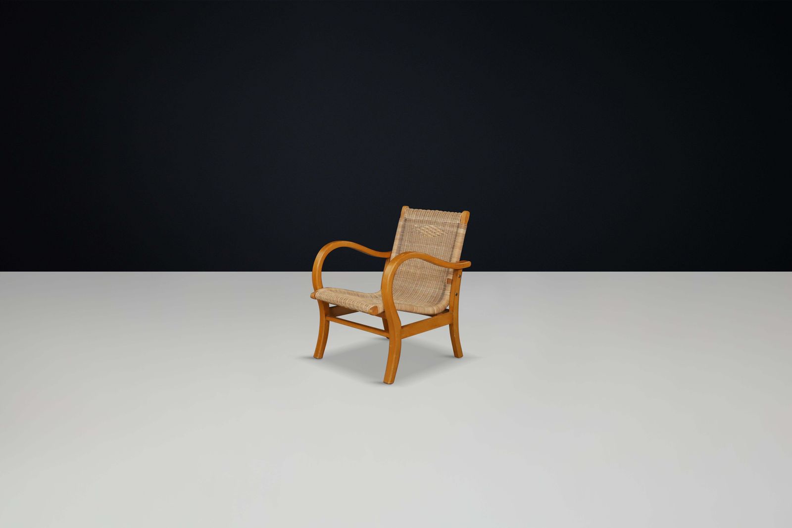 Original Bauhaus Lounge Chair By Erich Dieckmann, Germany, 1930s — Single Chair photo vinterior