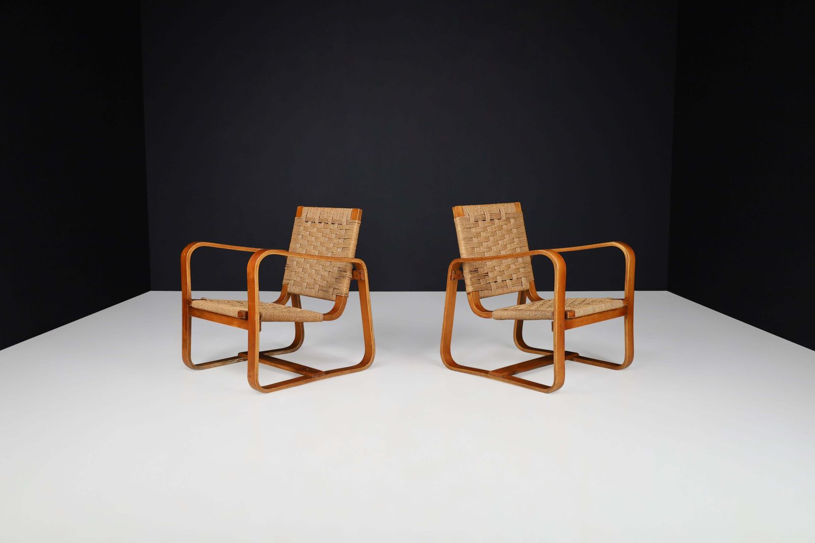 Giuseppe Pagano Pogatschnig. 'Bocconi' Armchairs, Italy, 1940s photo furniture