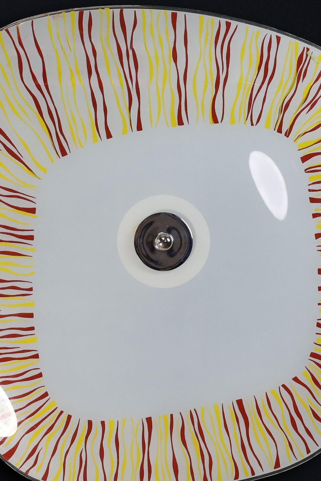 Mid Century Glass Hanging Pendant Or Wall Light Brussels World Expo 1958 (No:7) photo for sale